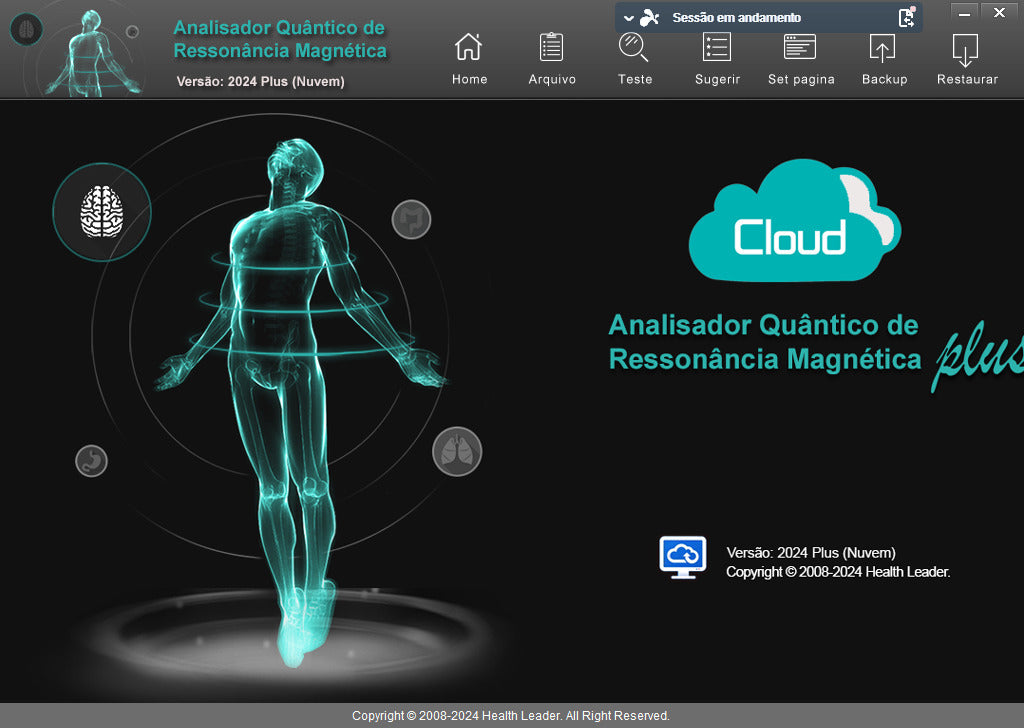 ANALISADOR QUÂNTICO DE RESSONÂNCIA MAGNÉTICA (QMRA) - QT-3040 - PORTUGUÊS - 2025 CLOUD